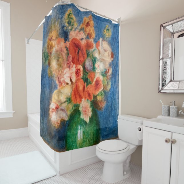 Pierre-Auguste Renoir - Bouquet Shower Curtain (In Situ)