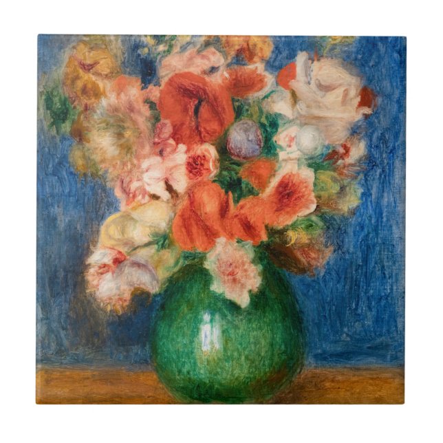 Pierre-Auguste Renoir - Bouquet Tile (Front)