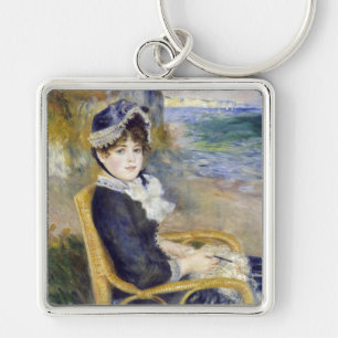 Pierre-Auguste Renoir - By the Seashore Key Ring