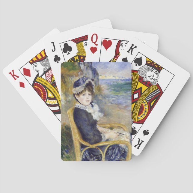 Pierre-Auguste Renoir - By the Seashore Playing Cards (Back)