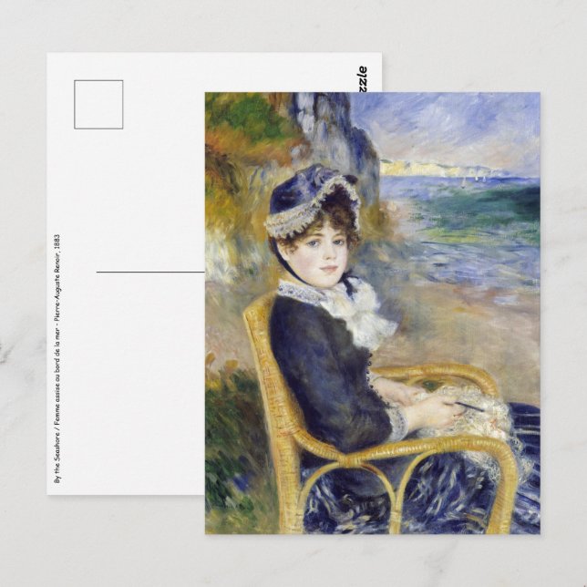 Pierre-Auguste Renoir - By the Seashore Postcard (Front/Back)