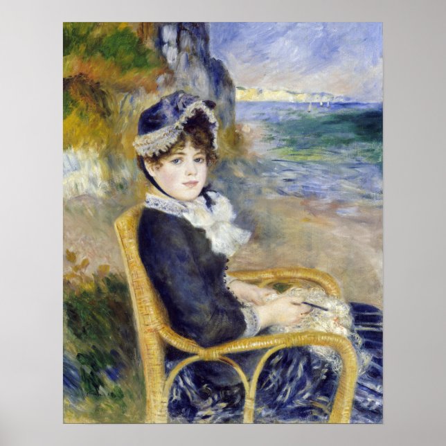 Pierre-Auguste Renoir - By the Seashore Poster (Front)