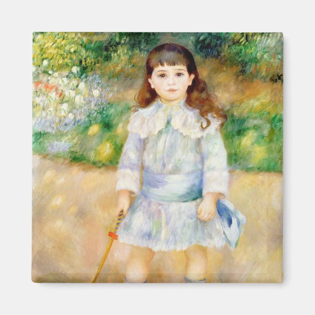 Pierre-Auguste Renoir - Child with a whip Magnet (Front)