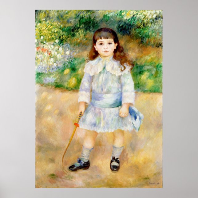Pierre-Auguste Renoir - Child with a whip Poster (Front)