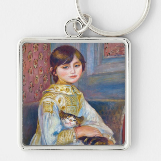 Pierre-Auguste Renoir - Child with Cat Key Ring (Front)