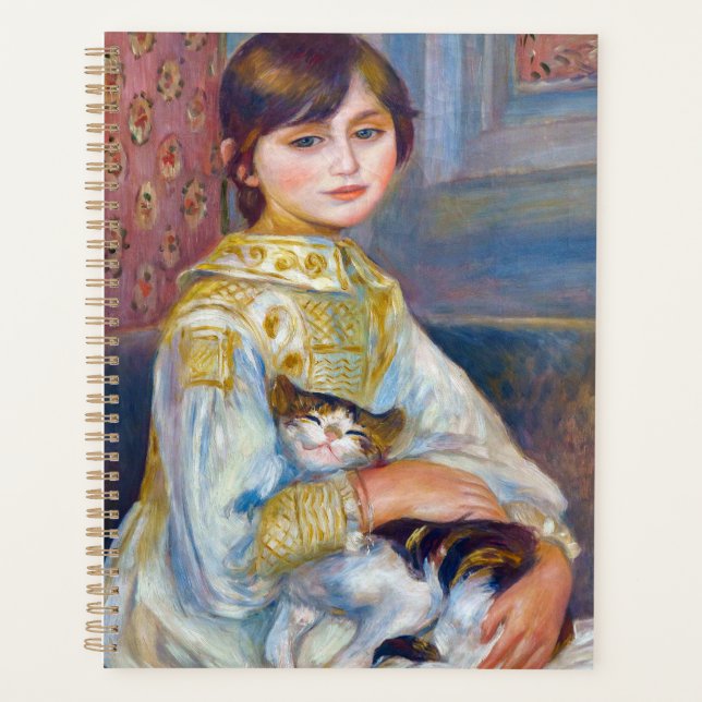 Pierre-Auguste Renoir - Child with Cat Planner (Front)