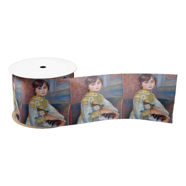 Pierre-Auguste Renoir - Child with Cat Satin Ribbon (Spool)