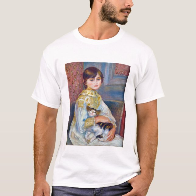 Pierre-Auguste Renoir - Child with Cat T-Shirt (Front)