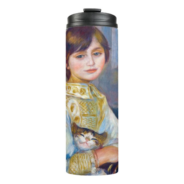 Pierre-Auguste Renoir - Child with Cat Thermal Tumbler (Front)