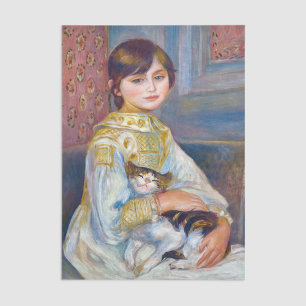 Pierre-Auguste Renoir - Child with Cat Tissue Paper