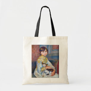 Pierre-Auguste Renoir - Child with Cat Tote Bag