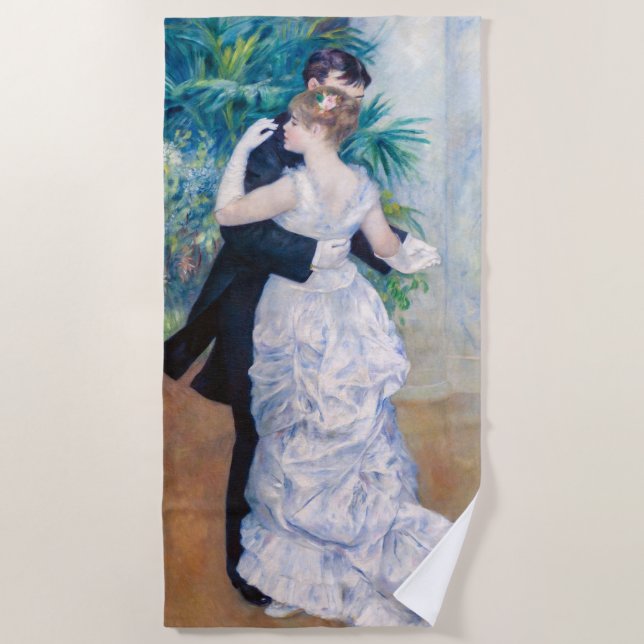 Pierre-Auguste Renoir - City Dance Beach Towel (Front)