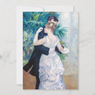 Pierre-Auguste Renoir - City Dance Invitation