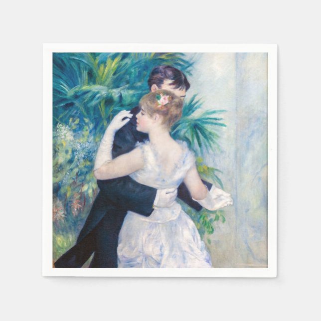 Pierre-Auguste Renoir - City Dance Napkin (Front)