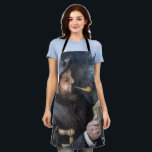 Pierre-Auguste Renoir - Claude Monet Reading Apron<br><div class="desc">Claude Monet Reading/ Claude Monet Lisant by Pierre-Auguste Renoir in 1872</div>