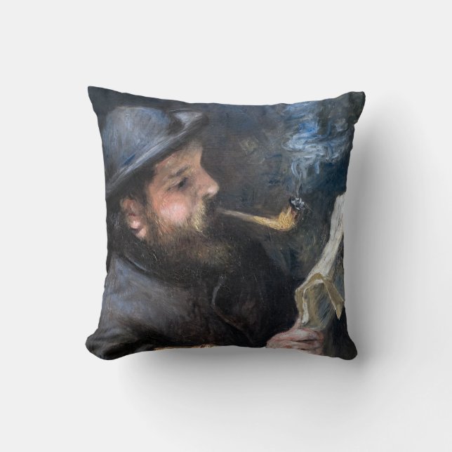 Pierre-Auguste Renoir - Claude Monet Reading Cushion (Front)