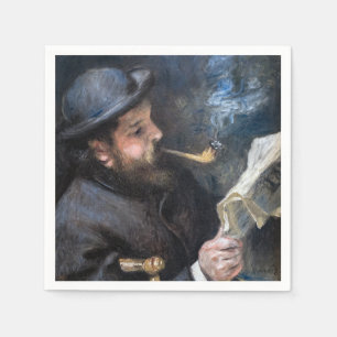 Pierre-Auguste Renoir - Claude Monet Reading Napkin