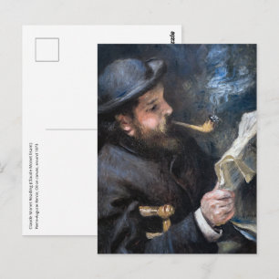 Pierre-Auguste Renoir - Claude Monet Reading Postcard