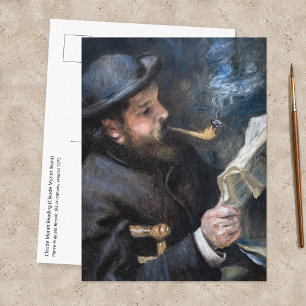 Pierre-Auguste Renoir - Claude Monet Reading Postcard