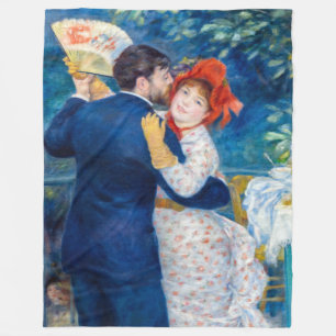 Pierre-Auguste Renoir - Country Dance Fleece Blanket