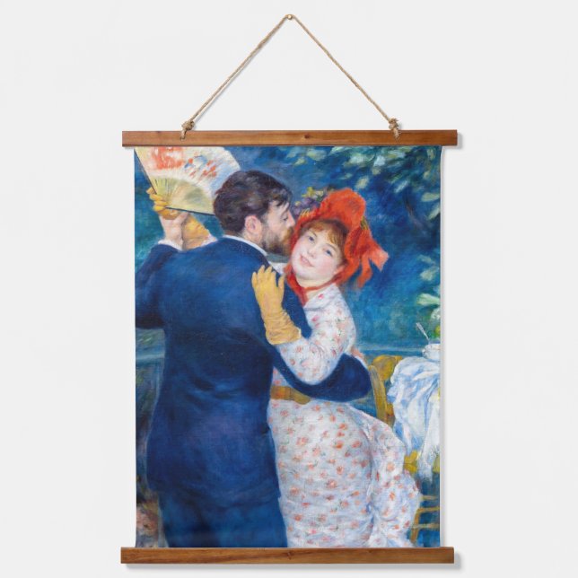 Pierre-Auguste Renoir - Country Dance Hanging Tapestry (Front)