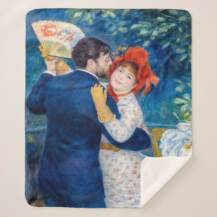 Pierre-Auguste Renoir - Country Dance Sherpa Blanket