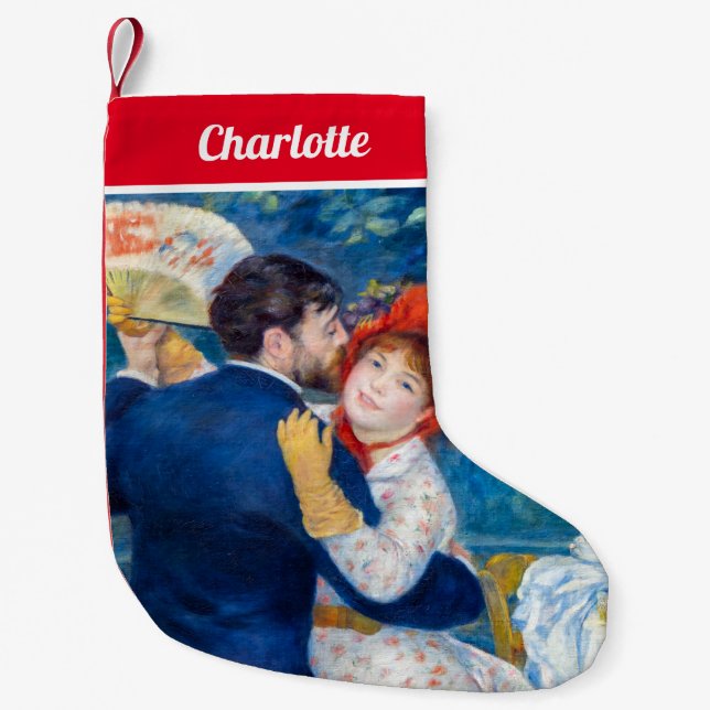 Pierre-Auguste Renoir - Country Dance Small Christmas Stocking (Front)