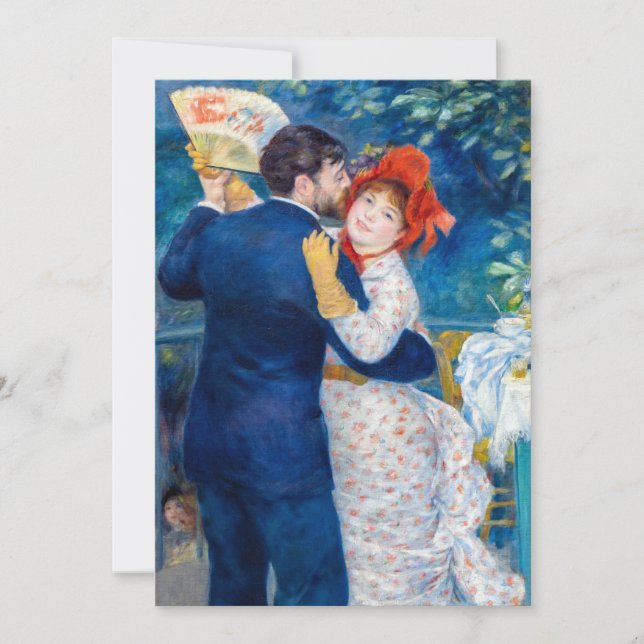 Pierre-Auguste Renoir - Country Dance Thank You Card (Front)