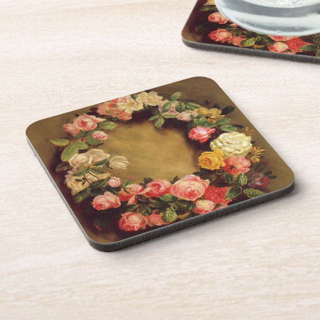Pierre-Auguste Renoir - Crown of Roses  Coaster (Left Side)