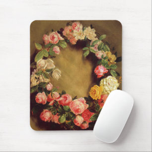 Pierre-Auguste Renoir - Crown of Roses   Mouse Mat