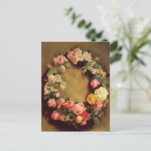 Pierre-Auguste Renoir - Crown of Roses  Postcard