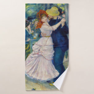Pierre-Auguste Renoir - Dance at Bougival Bath Towel Set