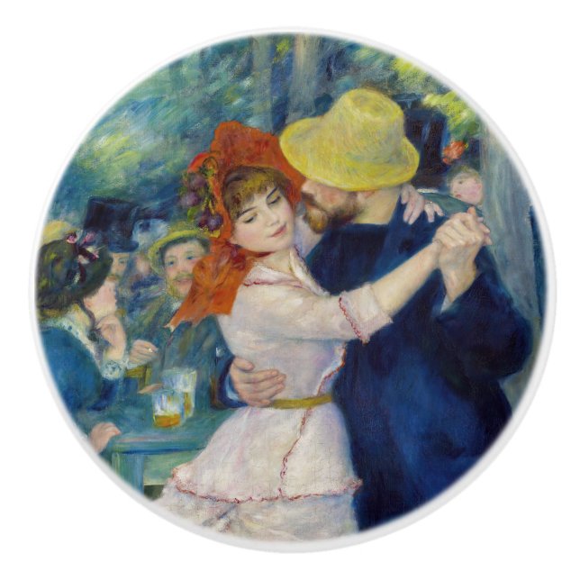 Pierre-Auguste Renoir - Dance at Bougival Ceramic Knob (Front)