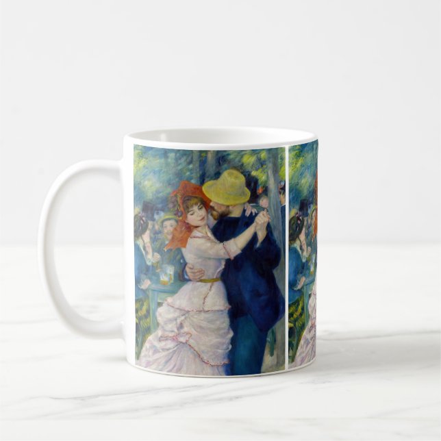 Pierre-Auguste Renoir - Dance at Bougival Coffee Mug (Left)