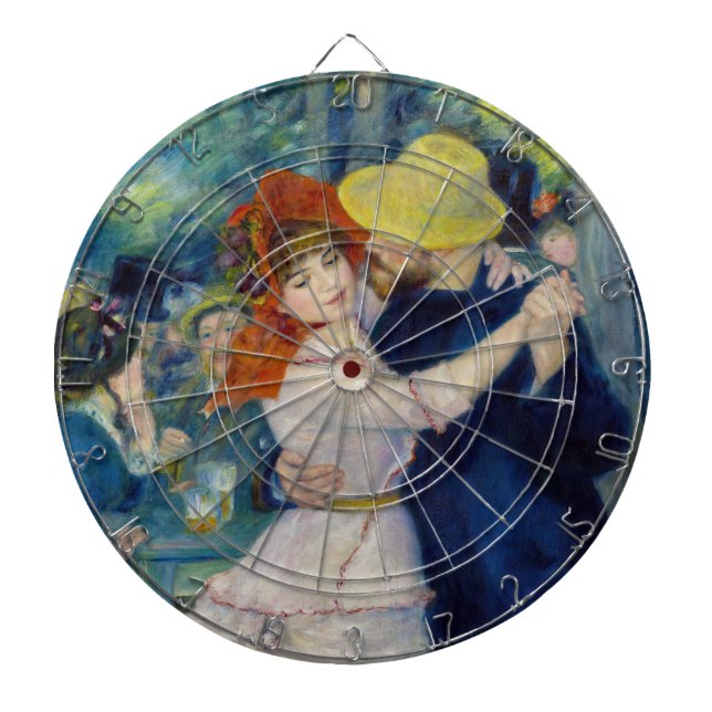Pierre-Auguste Renoir - Dance at Bougival Dartboard (Front)