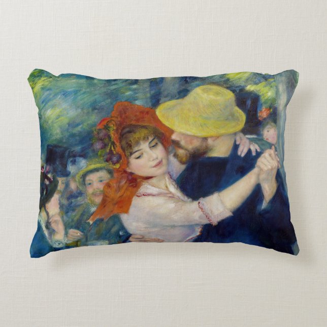 Pierre-Auguste Renoir - Dance at Bougival Decorative Cushion (Front)