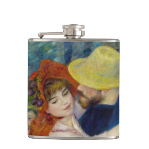 Pierre-Auguste Renoir - Dance at Bougival Hip Flask