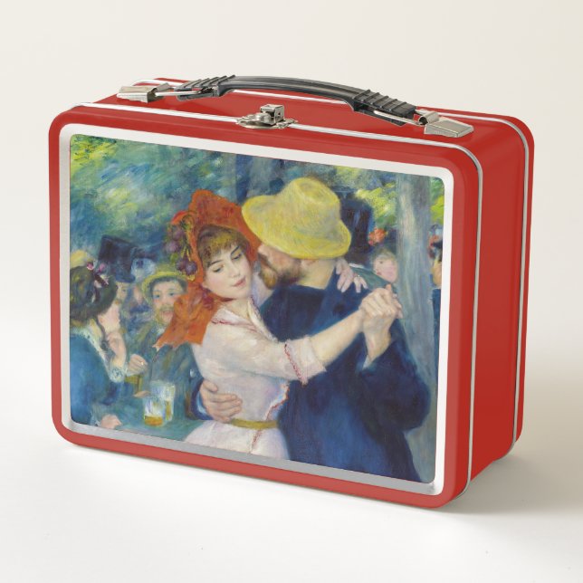 Pierre-Auguste Renoir - Dance at Bougival Metal Lunch Box (Front)
