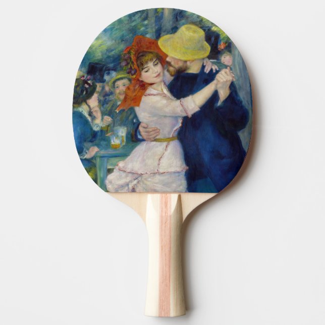 Pierre-Auguste Renoir - Dance at Bougival Ping Pong Paddle (Front)