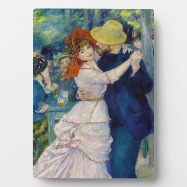 Pierre-Auguste Renoir - Dance at Bougival Plaque (Front)