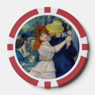 Pierre-Auguste Renoir - Dance at Bougival Poker Chips
