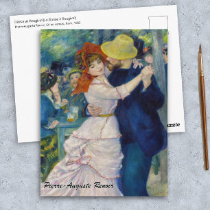 Pierre-Auguste Renoir - Dance at Bougival Postcard