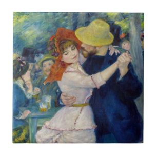Pierre-Auguste Renoir - Dance at Bougival Tile