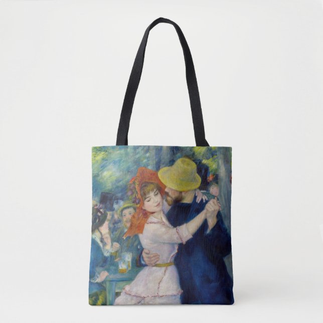Pierre-Auguste Renoir - Dance at Bougival Tote Bag (Front)