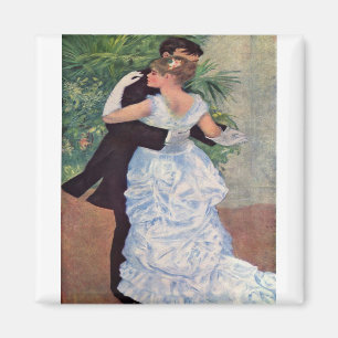 Pierre Auguste Renoir Dance In The City 1883 Magnet