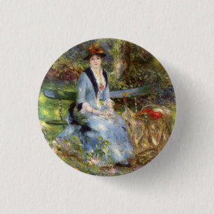 Pierre-Auguste Renoir - Dans les Roses 3 Cm Round Badge