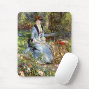 Pierre-Auguste Renoir - Dans les Roses Mouse Mat