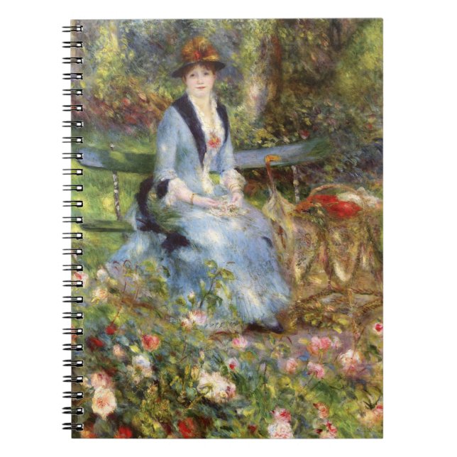 Pierre-Auguste Renoir - Dans les Roses    Notebook (Front)