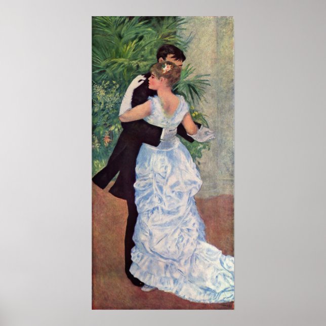 Pierre-Auguste Renoir - Danse à la ville (1883) Poster (Front)