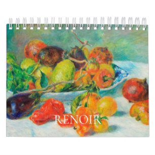 PIERRE AUGUSTE-RENOIR FINE ART CALENDAR
